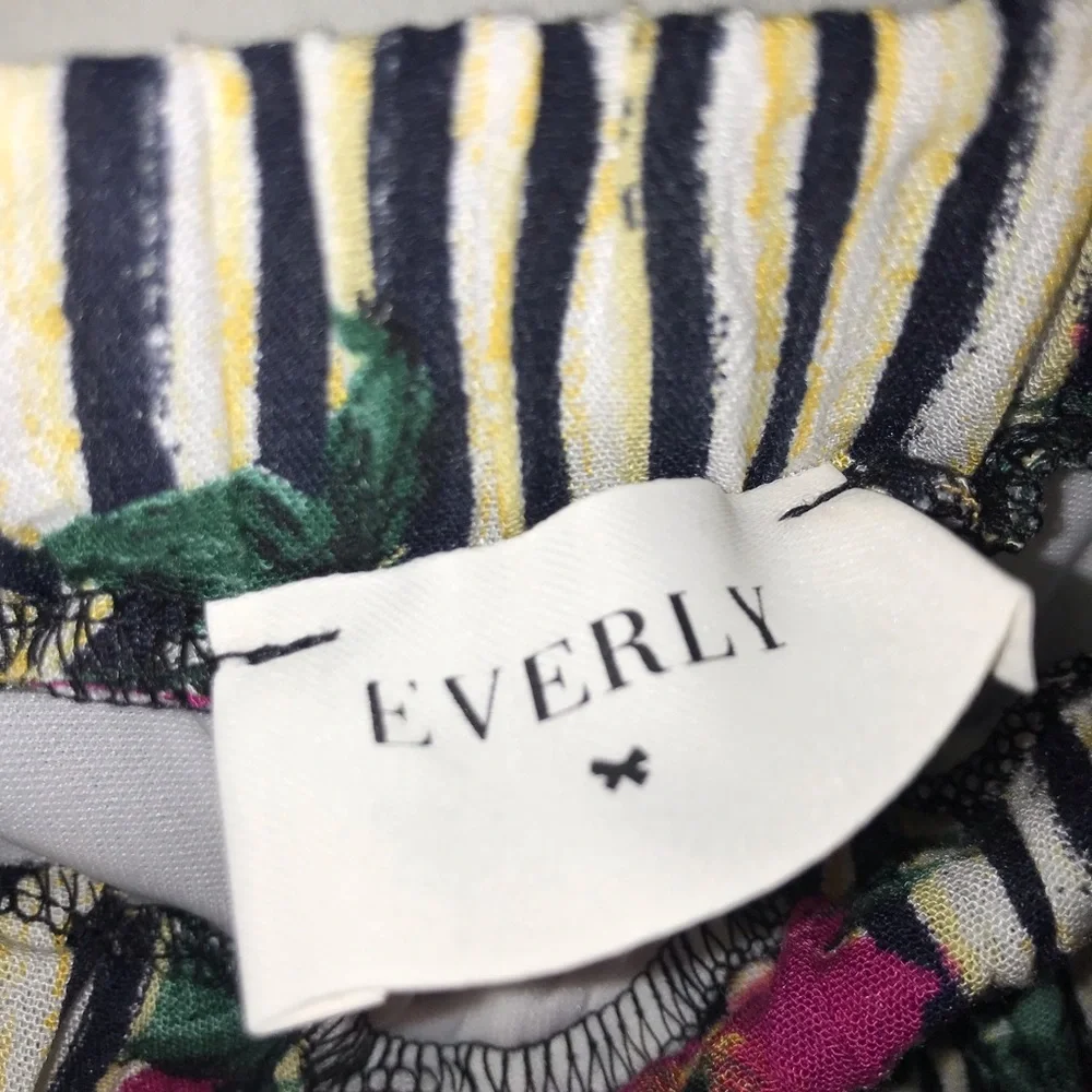 Everly Stripe and Floral Print Shorts